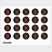 Geloof Hope Leukemia Awareness Gift Ronde Sticker (Vel)