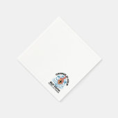 Geloof houdt ons warm - verheffend winterkunstwerk servet (Hoek)