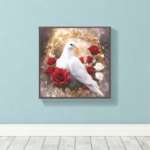 Geloof/ Huwelijk Canvas Afdruk (Insitu (Houten vloer))