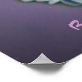 Geloof Hydrangea Inspirerend Poster (Hoek)