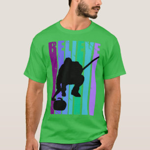 Geloof Ice Curling Mannen Winter Sports Motiva T-shirt