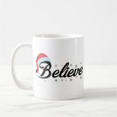 Geloof - Ik geloof in Kerstman Kerstmis Koffiemok (Links)