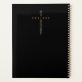 Geloof in actie 'Cross Believe' Christelijk ontwer Planner (Achterkant)