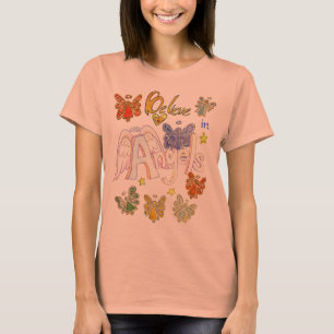 Geloof in Angels Inspirerend Art Custom Shirten T-shirt