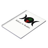 Geloof in Avalon Spiraal Notebook Notitieboek (Linkerzijde)