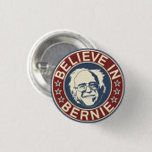 Geloof in Bernie Button (V1) (Voorkant /achterkant)