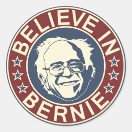 Geloof in Bernie Sticker (V1)