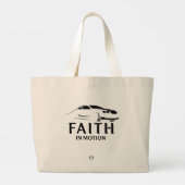 Geloof in Beweging Grote Tote Bag (Achterkant)