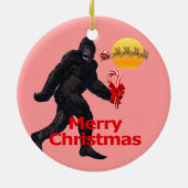 Geloof in Bigfoot Keramisch Ornament (Achterkant)