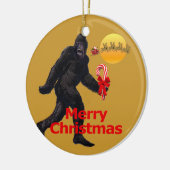 Geloof in Bigfoot Keramisch Ornament (Links)