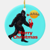 Geloof in Bigfoot Keramisch Ornament (Achterkant)