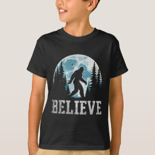 Geloof in Bigfoot Sasquatch Gifts Fathers Day Big T-shirt