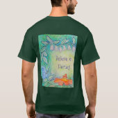 Geloof in bloemenfeeën aangepaste T-shirt kleding (Achterkant)