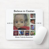 Geloof in Castan mousepad Mosaic Triploidy Awaren Muismat (Met muis)