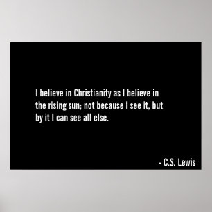 Geloof in Christus Poster