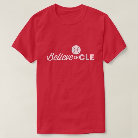 Geloof in Cleveland T-Shirt (Design voorkant)