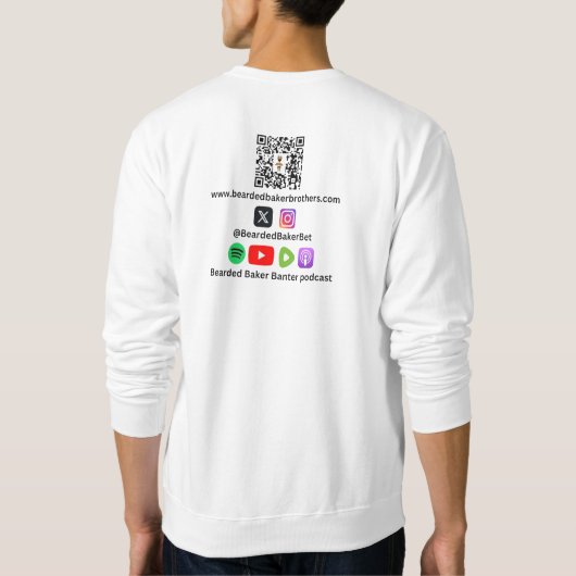 Geloof in de baard trui (Achterkant)