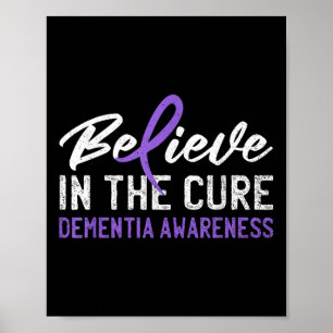 Geloof in de echte dementie, Paarse Ribb Poster