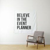 Geloof in de evenementenplanner wandkleed (In situ)