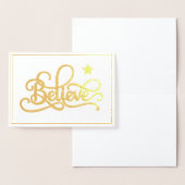 Geloof in de folie met sterren kaarten (Display)