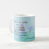 Geloof in de Heer, 2 Kronieken 20 Koffiemok (Voorkant links)