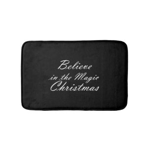 Geloof in de kerst-Magie Badmat