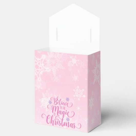 Geloof in de kerst-Magie Bedankdoosjes (Geopend)