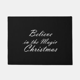 Geloof in de kerst-Magie Deurmat