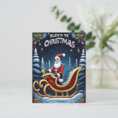 Geloof in de kerst-Magie Feestdagenkaart (Staand voorkant)