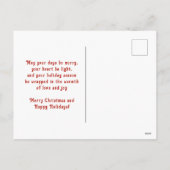 Geloof in de kerst-Magie Feestdagenkaart (Achterkant)