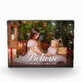 Geloof in de kerst-Magie Fotoblokken (Voorkant)