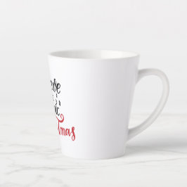 Geloof in de kerst-Magie Latte Mok