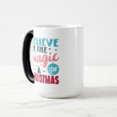 Geloof in de kerst-Magie Magische Mok (Voorkant links)