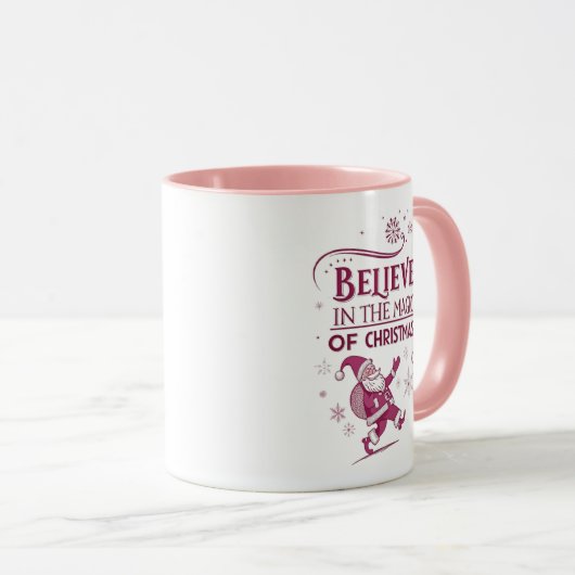 Geloof in de kerst-Magie Mok (Voorkant rechts)