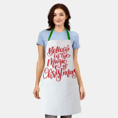 Geloof in de kerst-Magie Schort (Gedragen)