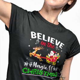 Geloof in de kerst-Magie T-shirt