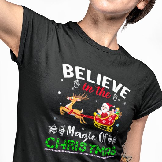Geloof in de kerst-Magie T-shirt