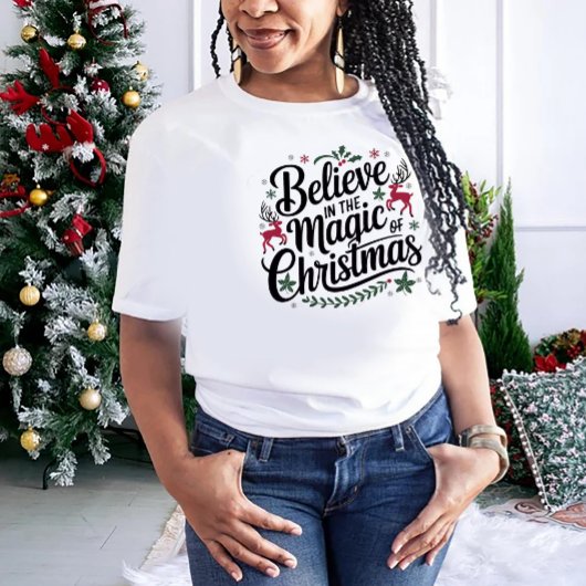 Geloof in de kerst-Magie T-shirt