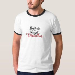 Geloof in de kerst-Magie T-shirt