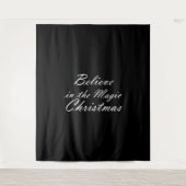 Geloof in de kerst-Magie Wandkleed (Voorkant)