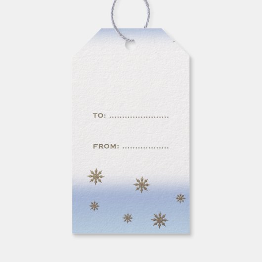 Geloof in de kerstavond. Cadeaulabels (Achterkant)