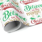 Geloof in de kerstavond cadeaupapier (Rol Hoek)