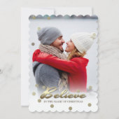 Geloof in de kerstavond. Fotokaarten Feestdagenkaart (Voorkant)