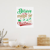 Geloof in de kerstavond poster (Keuken)