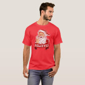 Geloof in de kerstman t-shirt (Voorkant volledig)