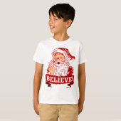 Geloof in de kerstman t-shirt (Voorkant volledig)