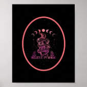 Geloof in de Magic Celestial Wiccan Art Poster (Voorkant)
