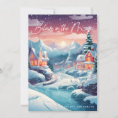 Geloof in de Magic Christmas Holiday Kaart (Voorkant)