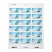 Geloof in de Magic Gnome Gift-Labels Etiket (Full Sheet)