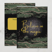 Geloof in de Magic Holiday Kaart (Voorkant / Achterkant)